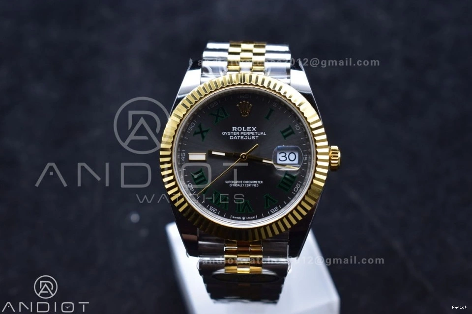 on FashionForward Dial 126333 Roman Weight) Jubilee 904L 620 (Gain SH3235 YG YG Edition DateJust Best 41 Bracelet 1:1 Steel ARF SS Gray Green SS 0708